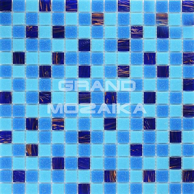 Стеклянная мозаика с авантюрином, серия Avento