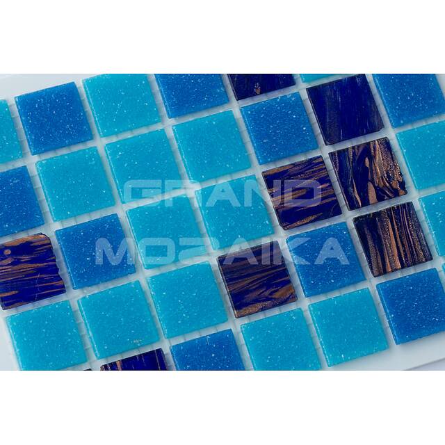 Стеклянная мозаика с авантюрином, серия Avento