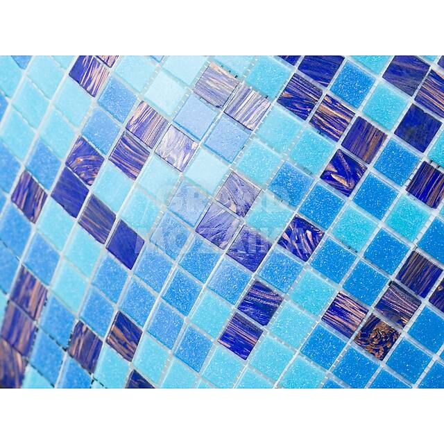 Стеклянная мозаика с авантюрином, серия Avento