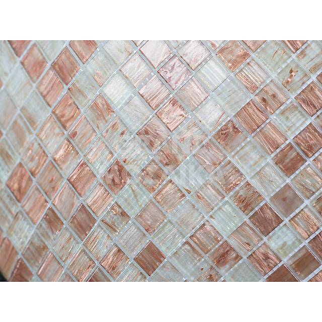 Стеклянная мозаика с авантюрином, серия Avento