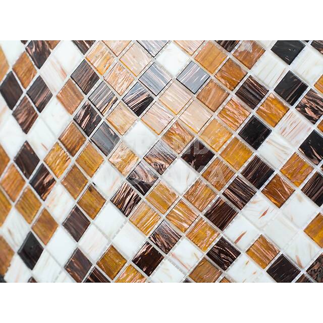 Стеклянная мозаика с авантюрином, серия Avento