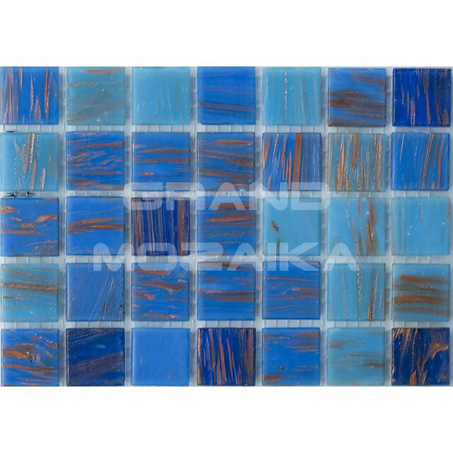 Стеклянная мозаика с авантюрином, серия Avento