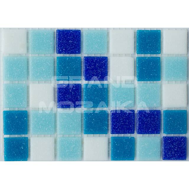 Стеклянная мозаика для бассейнов, серия Classic (сетка)