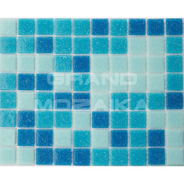 Стеклянная мозаика для бассейнов, серия Classic (сетка)