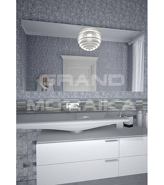 Мозаика из мрамора Bardiglio Nuvolato, серия Adriatica