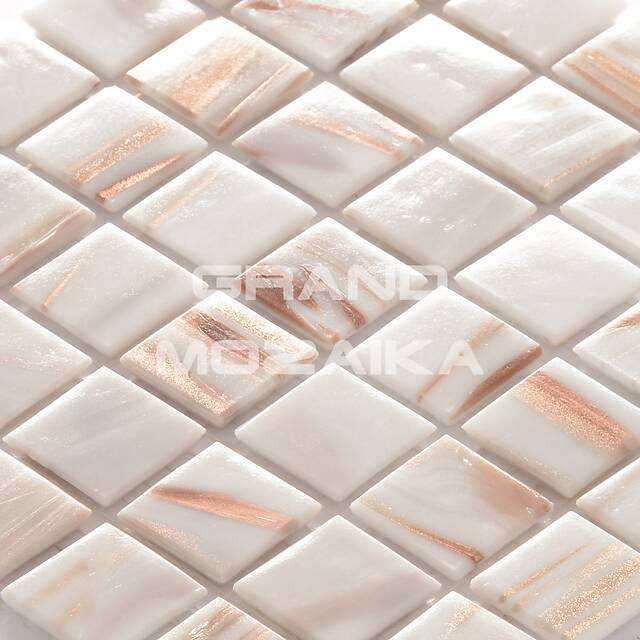 Стеклянная мозаика с авантюрином