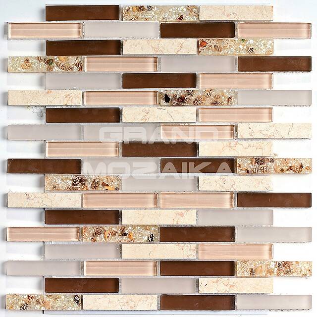 Микс мозаика, серия Glass-Stone