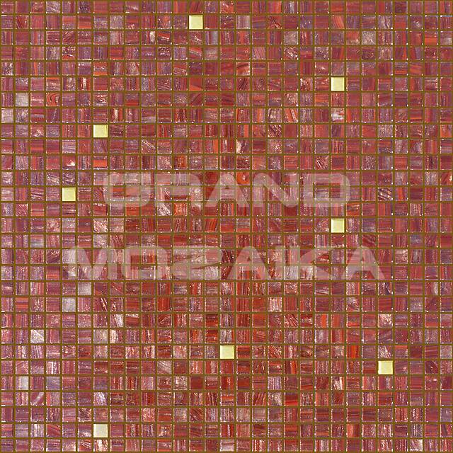 Стеклянная мозаика, серия Mix Trend (ruby)