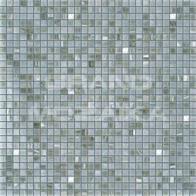 Стеклянная мозаика, серия Mix Trend (silver grey)
