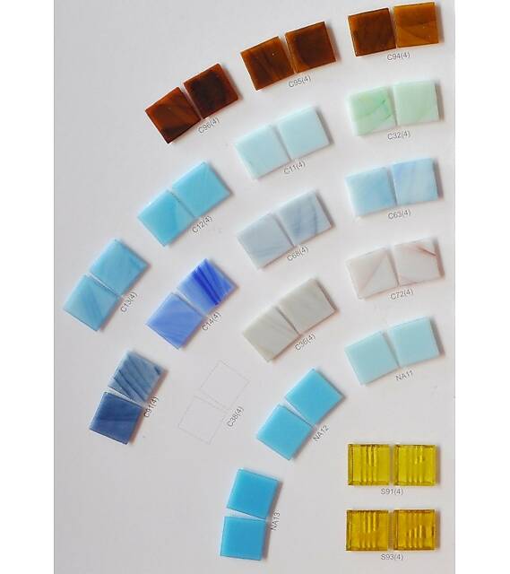 Стеклянная мозаика серия Cloudy (C72)