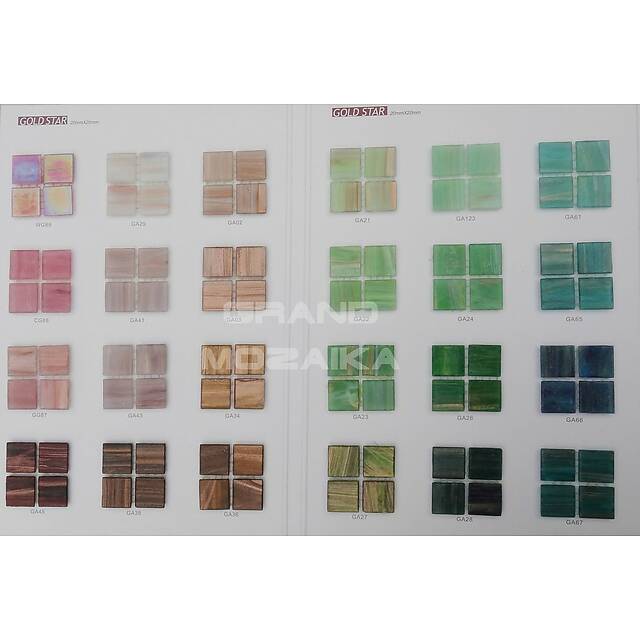 Стеклянная мозаика, серия Goldstar (GA45)