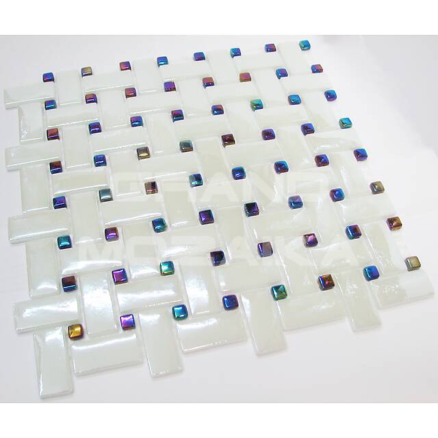 Высокоглянцевая стеклянная мозаика, серия Crystal Safir