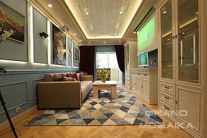 Синема-гостиная для семьи Дениса Шведова