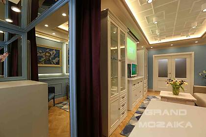 Синема-гостиная для семьи Дениса Шведова