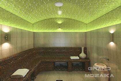 Поставка мозаики для Гранд-Фитнес, г. Калуга