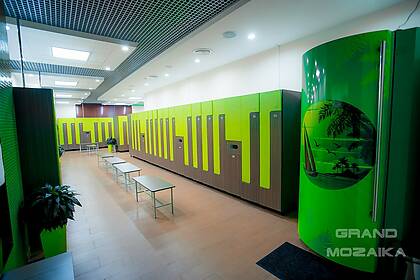 Поставка мозаики для Гранд-Фитнес, г. Калуга